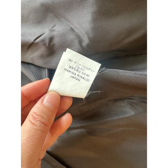 Marina Rinaldi Black Open Front Blazer Jacket Size 25 (US 12–14) Max Mara - Picture 9 of 14